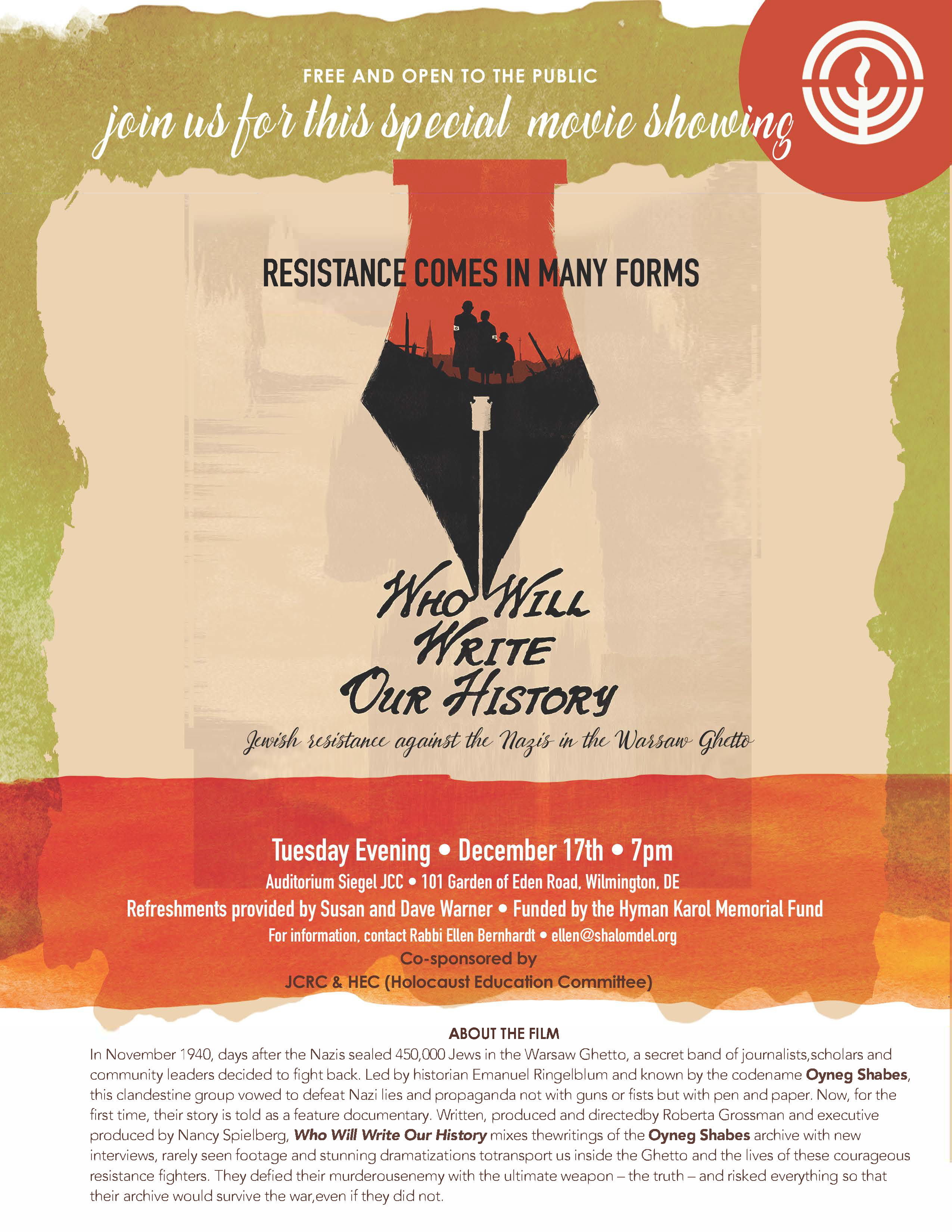 Film: Who Will Write Our History