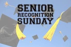 Senior Recognition Sunday