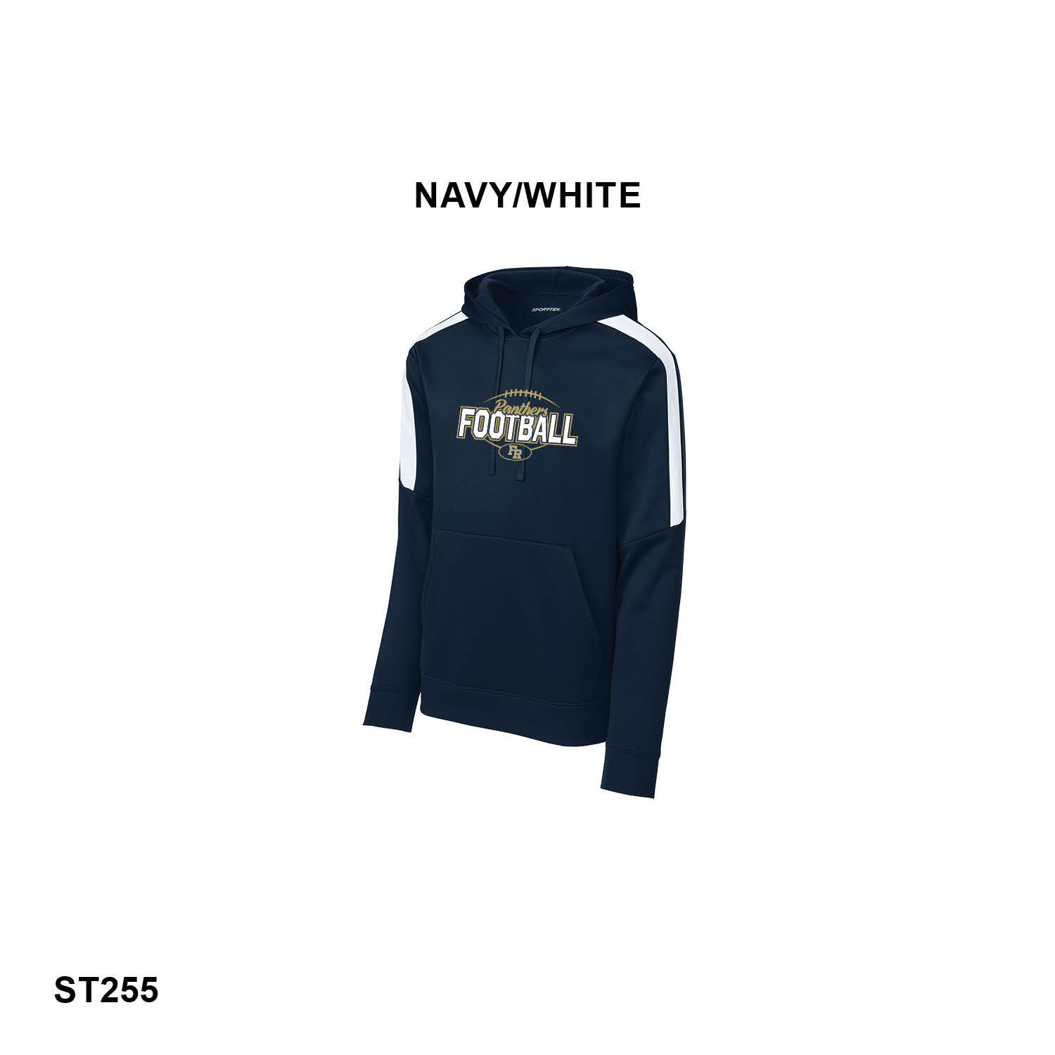 PANTHERS FOOTBALL LOGO - Sport-Tek® Sport-Wick® Fleece United Pullover Hoodie