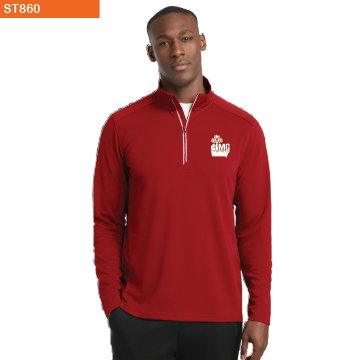 Sport-Tek® Sport-Wick® Textured 1/4-Zip Pullover