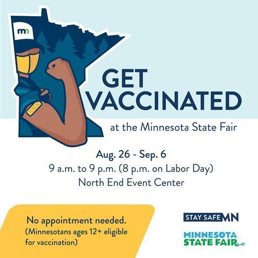 Minnesota State Fair to Include COVID-19 Vaccination Clinic