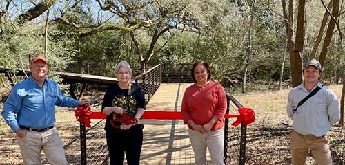 Houston Audubon Holds Ribbon Cutting Ceremony to Officially Open the Kathrine G. McGovern Canopy Walkway