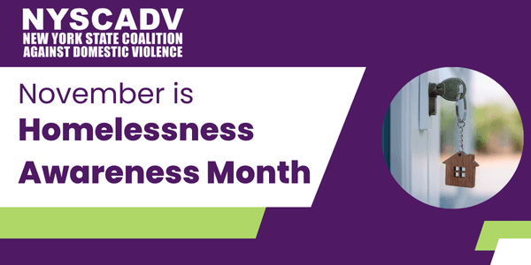 November is National Homelessness Awareness Month