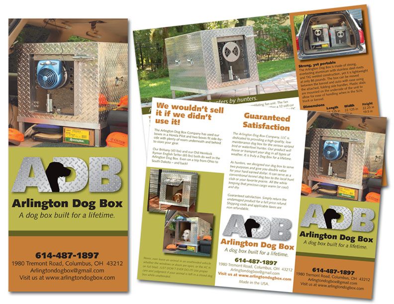 Ohio Based, Arlington Dog Box LLC - Trifold Brochure
