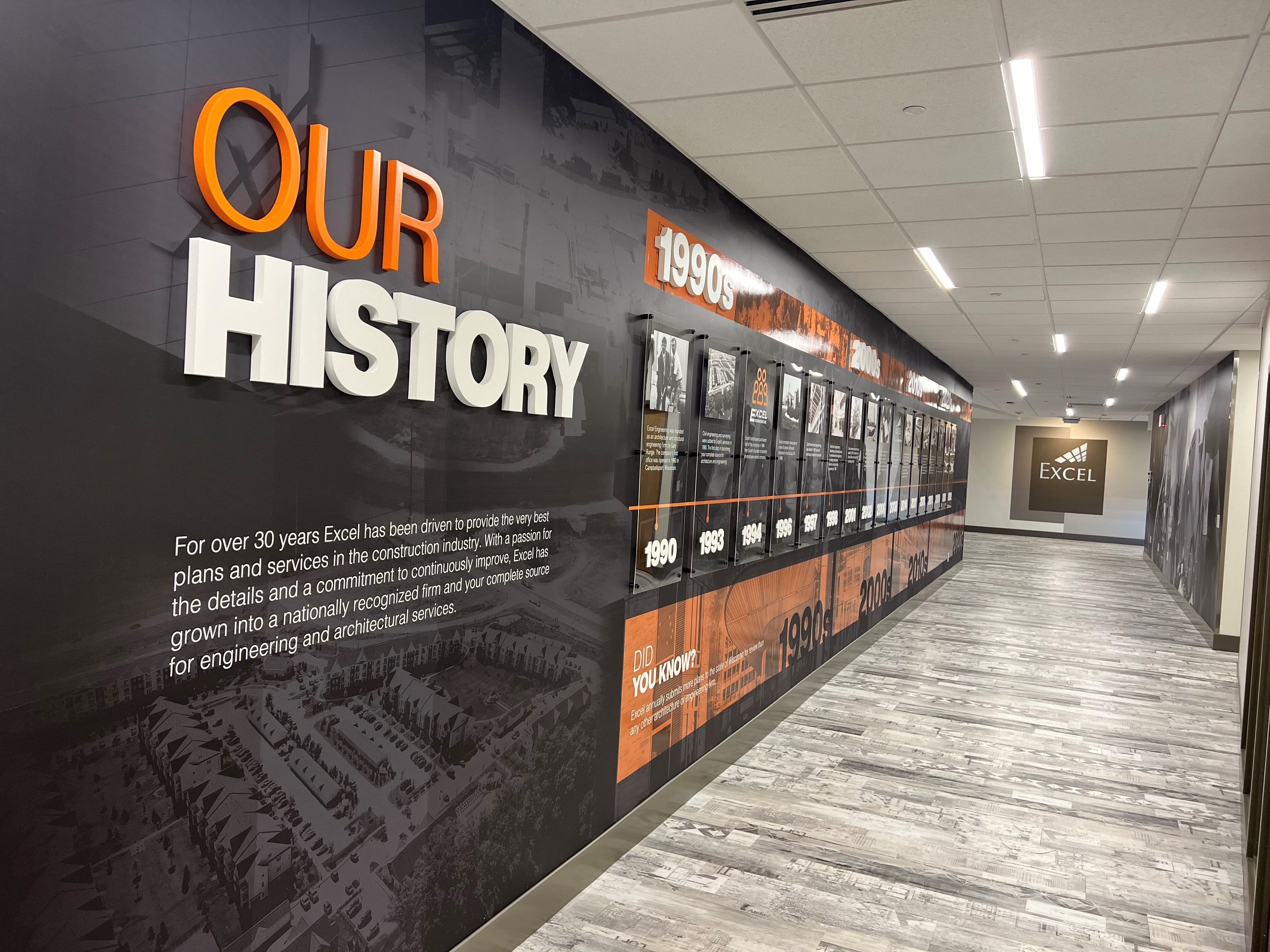 Excel History Wall