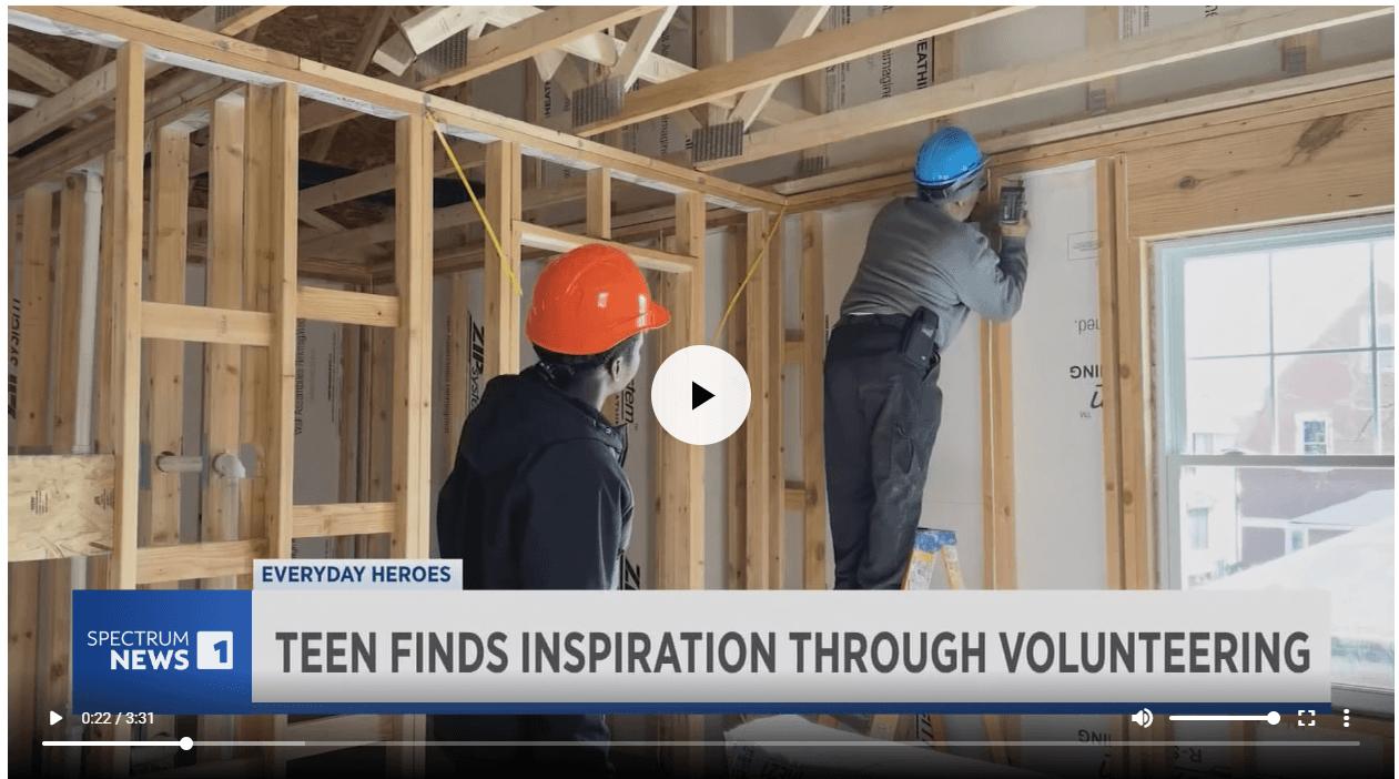 Volunteer finds inspiration at Habitat for Humanity's Pope Leo Village