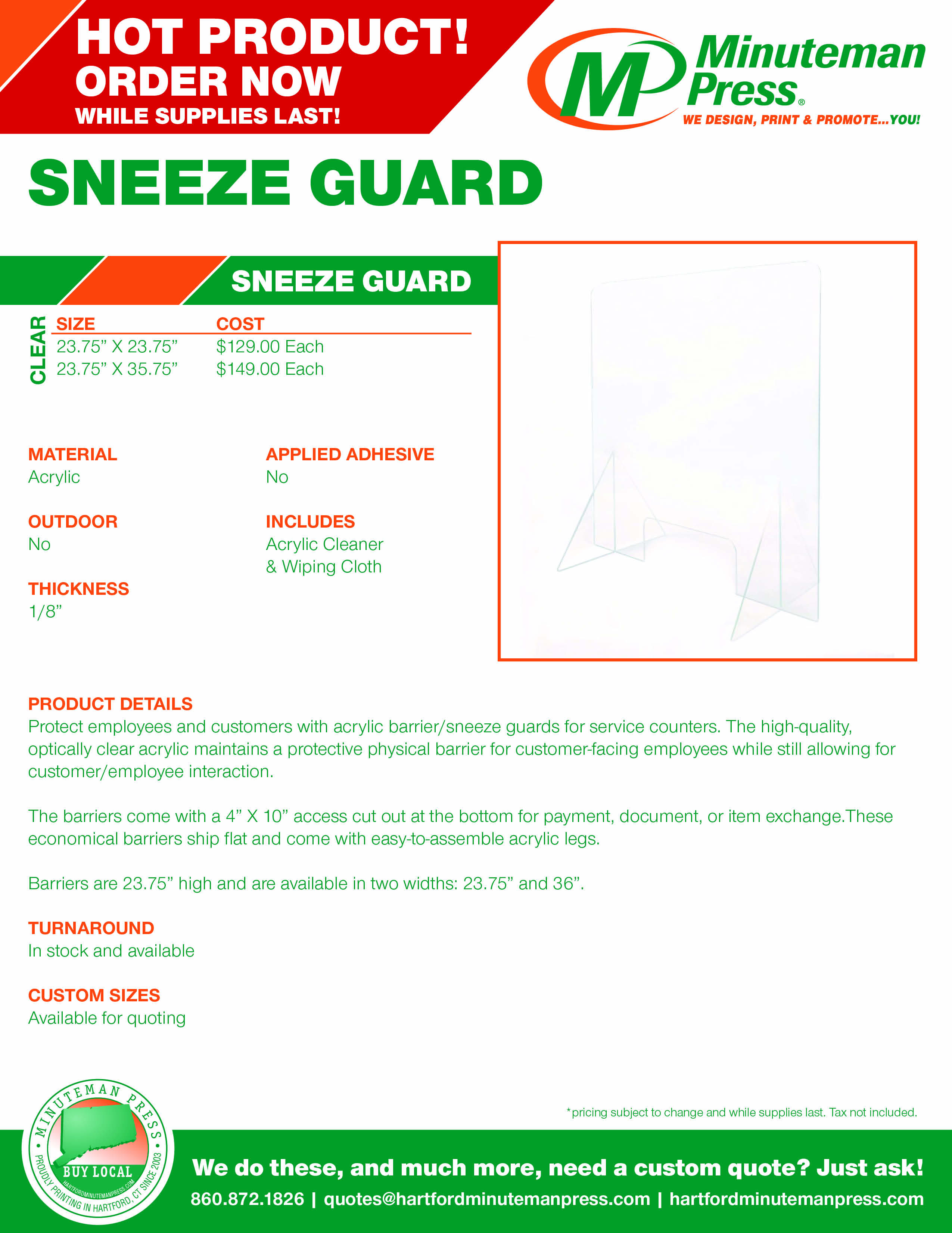 Sneeze Guards