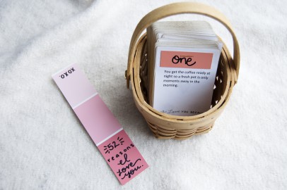Valentine's Day DIY Gift Idea from Goodwill: 52 reasons I love you