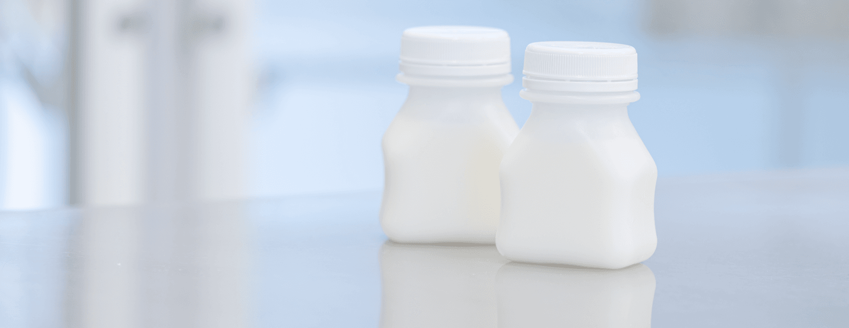 Donor milk bottles
