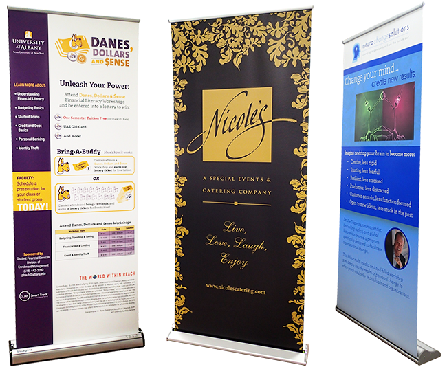 Retractable Banner Stands from Accuprint_Albany, NY