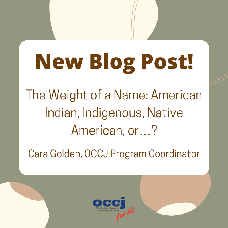 The Weight of a Name: American Indian, Indigenous, Native American, or…?