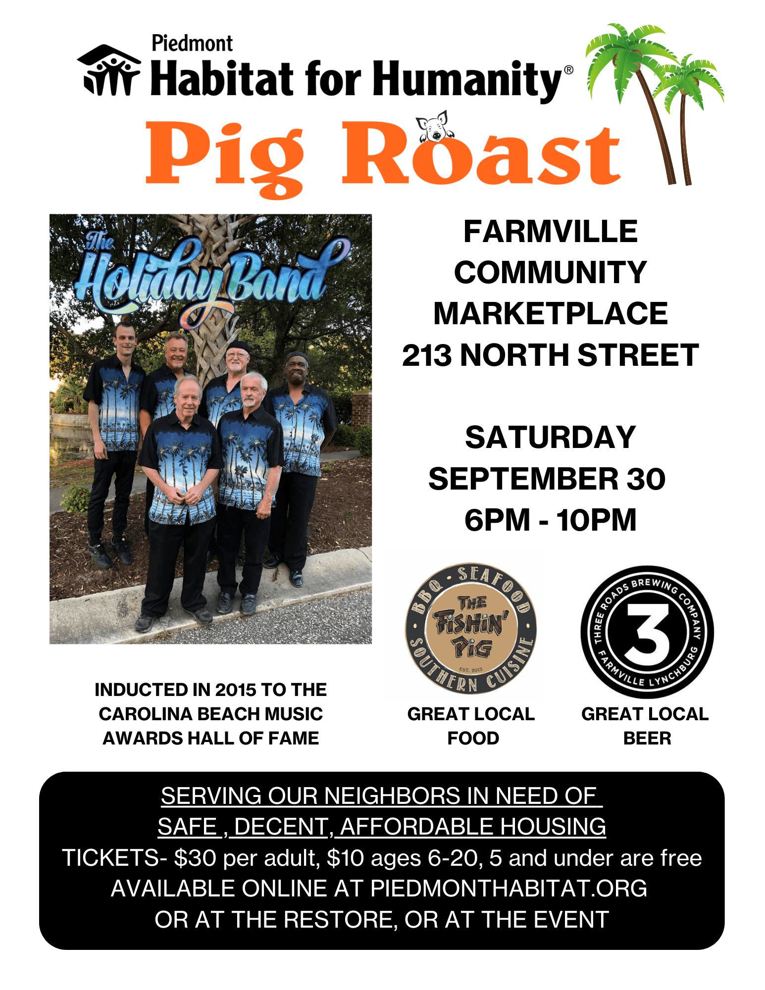 Pig Roast event flyer