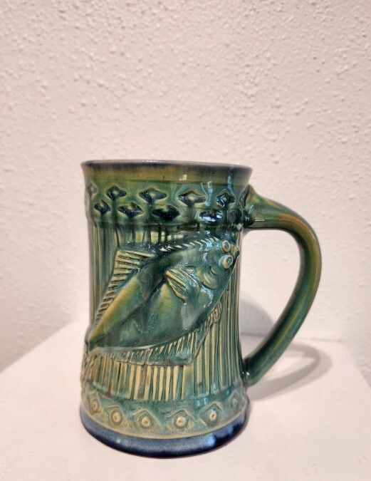 Halibut Mug (Green) -  Mary Hardcastle-Gebhard