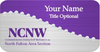 NCNW BLING NAME BADGE