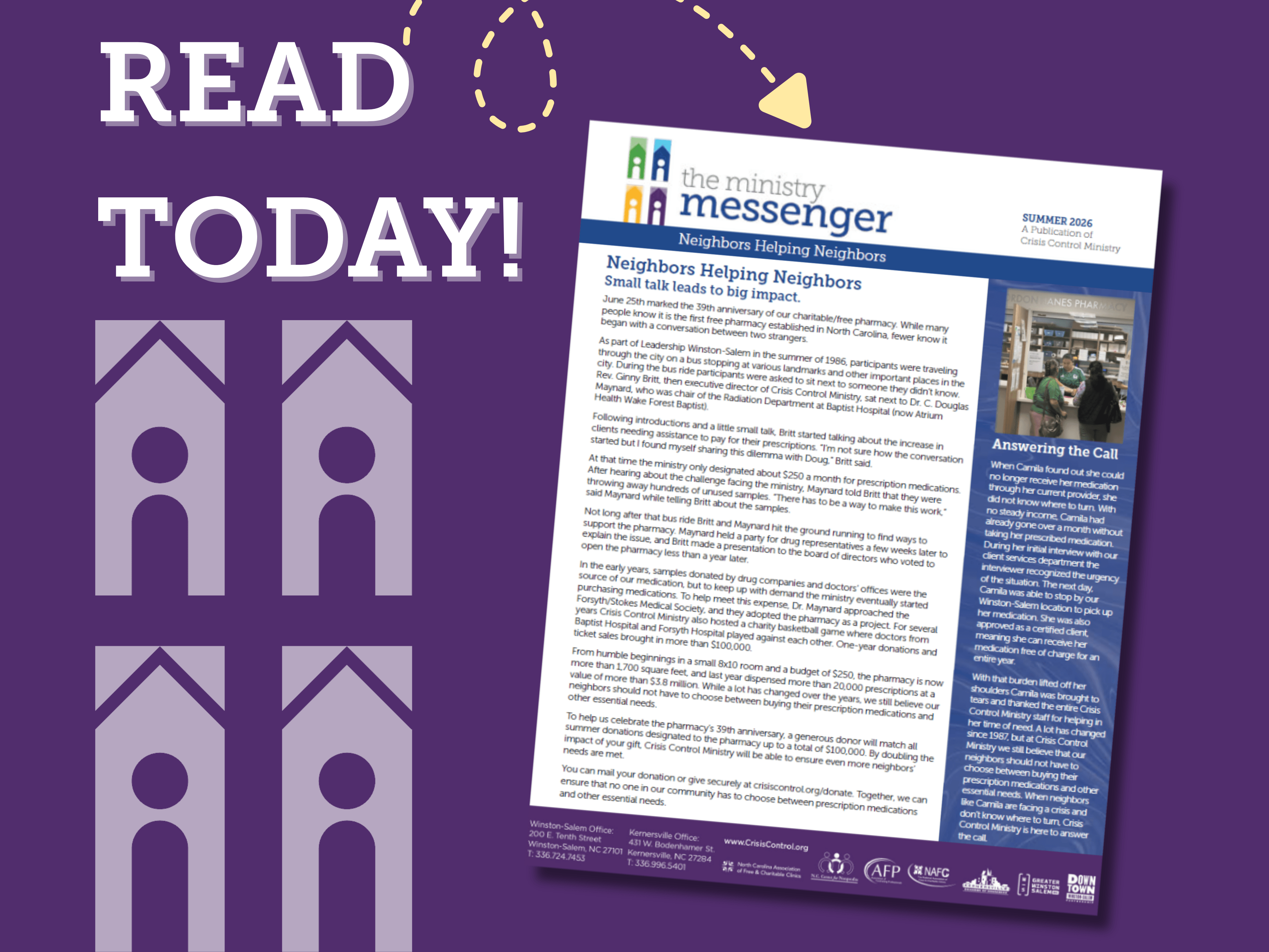 Crisis Control Ministry's 2026 Summer Newsletter is Out Now!