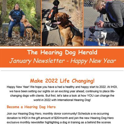 The Hearing Dog Herald - January 2022