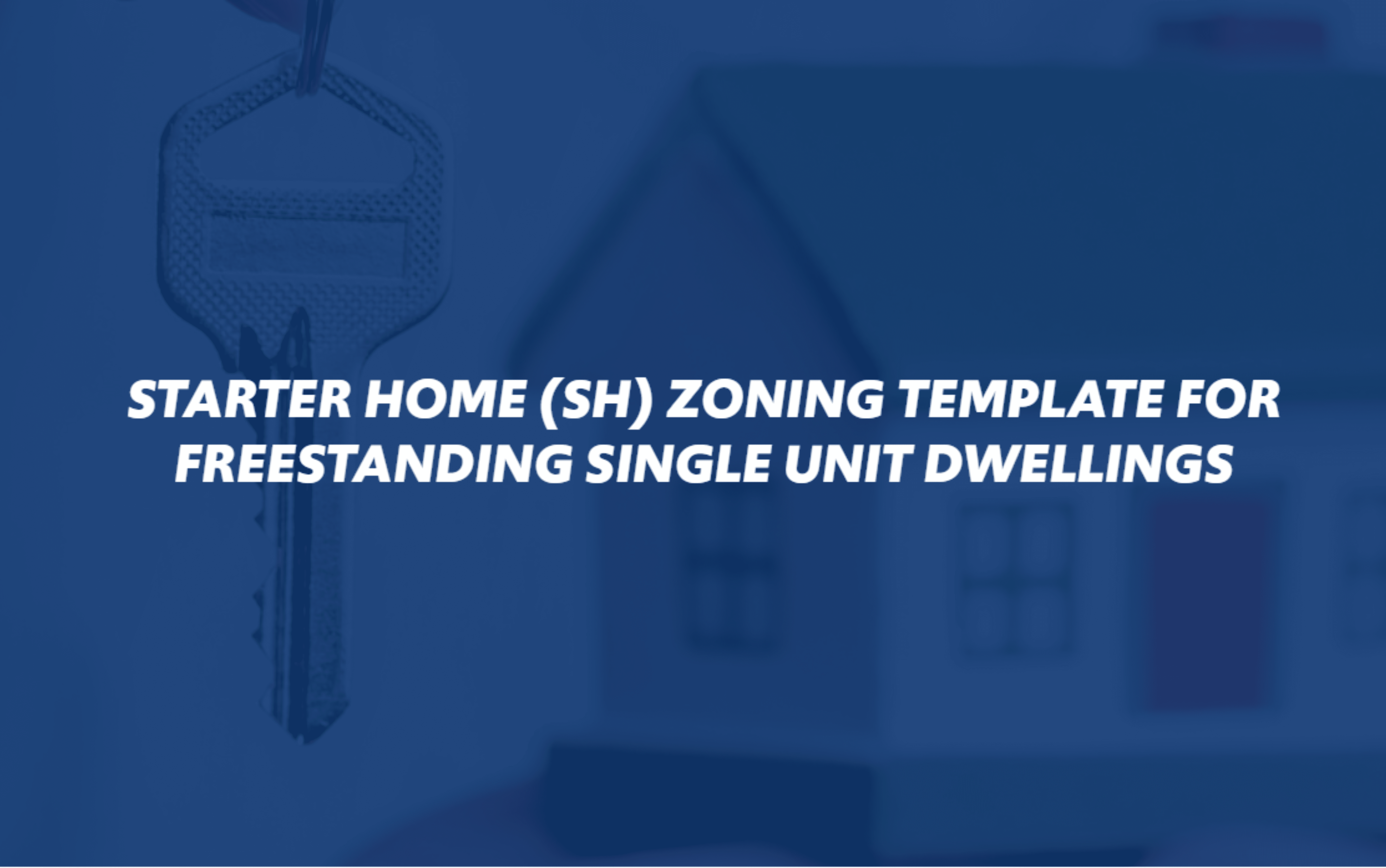 Public Sector - Model Codes - Starter Homes