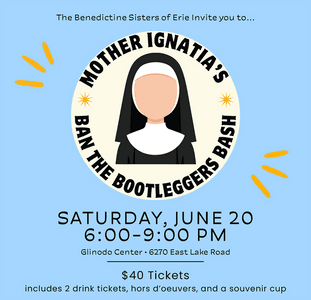 Mother Ignatia Ban the Bootleggers logo