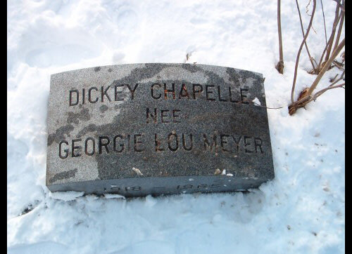 Dickey Chapelle’s grave