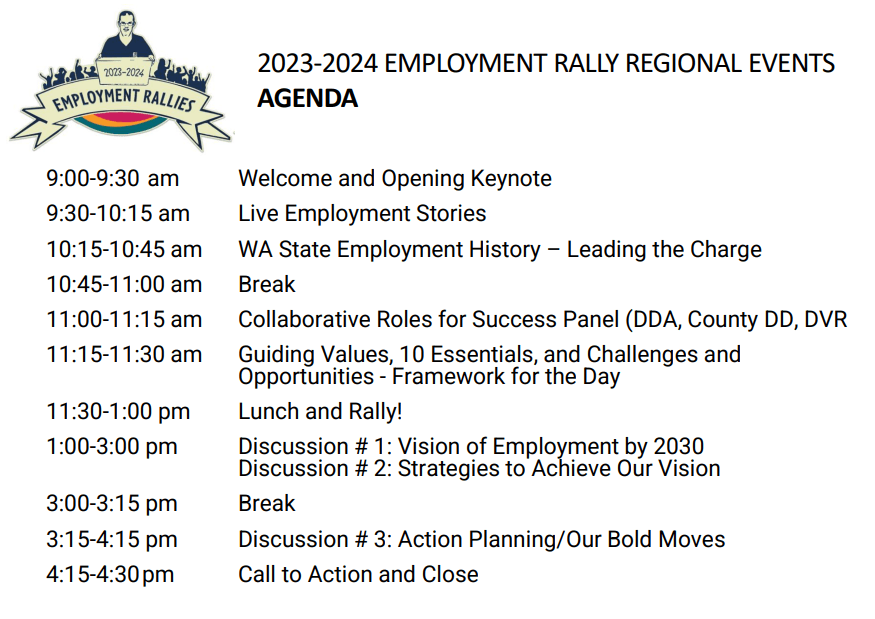 Dan Thompson Employment Rally -- in person or online -- October 19, 2023 9am to 4:30pm