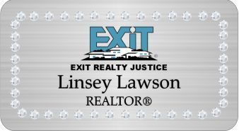 Rectangle Bling Name Badge EX