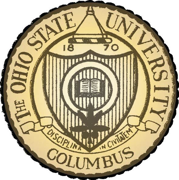 Y34368 - Carved 2.5-D Outline Wall Plaque of the Seal of Ohio State University