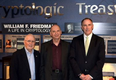 David Hamer, Dr. Andrew Hodges, and Pat Weadon at the NCM