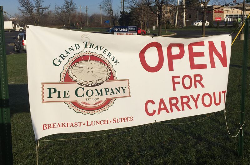Grand Traverse Pie Co Open for carryout