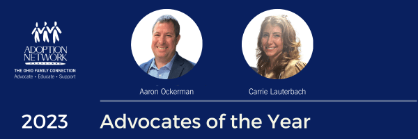 Aaron Ockerman and Carrie Lauterbach are our 2023 Advocates of the Year