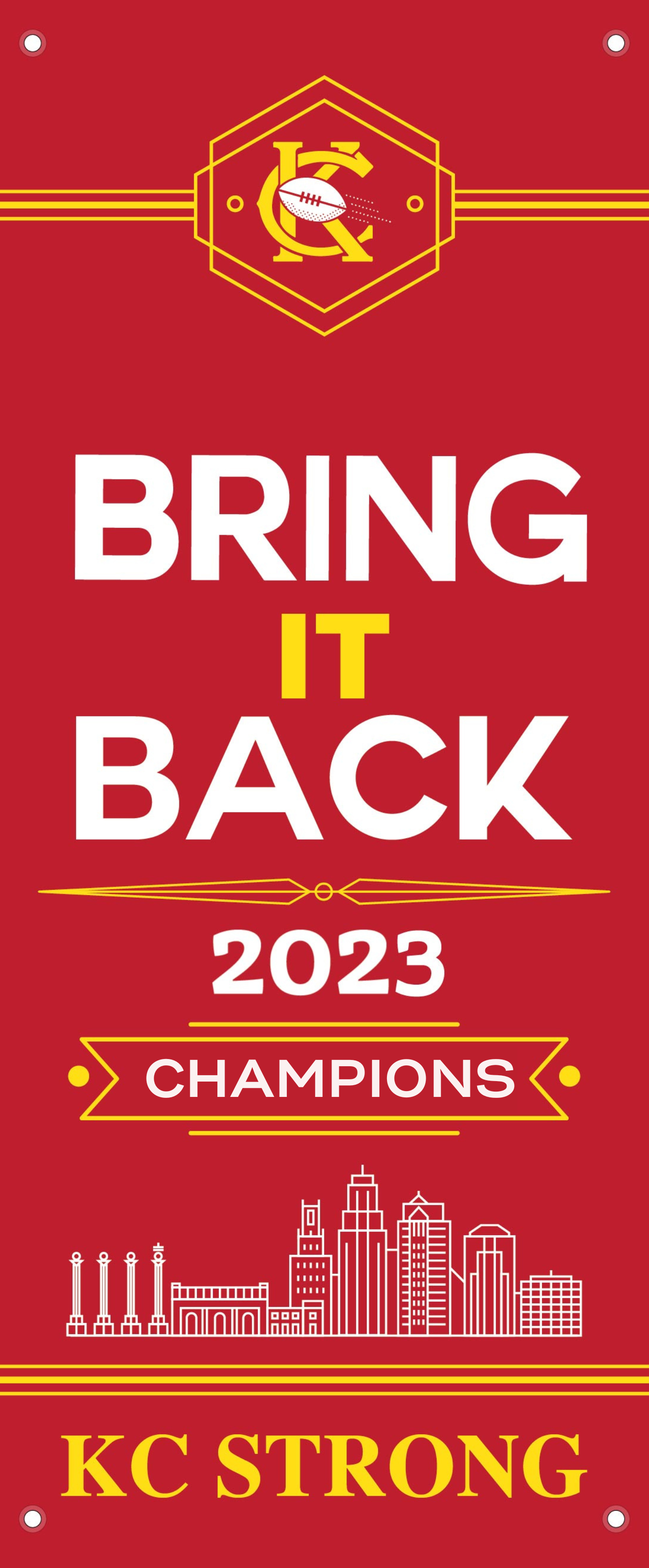 15"x36" Champions "Bring It Back" Banner