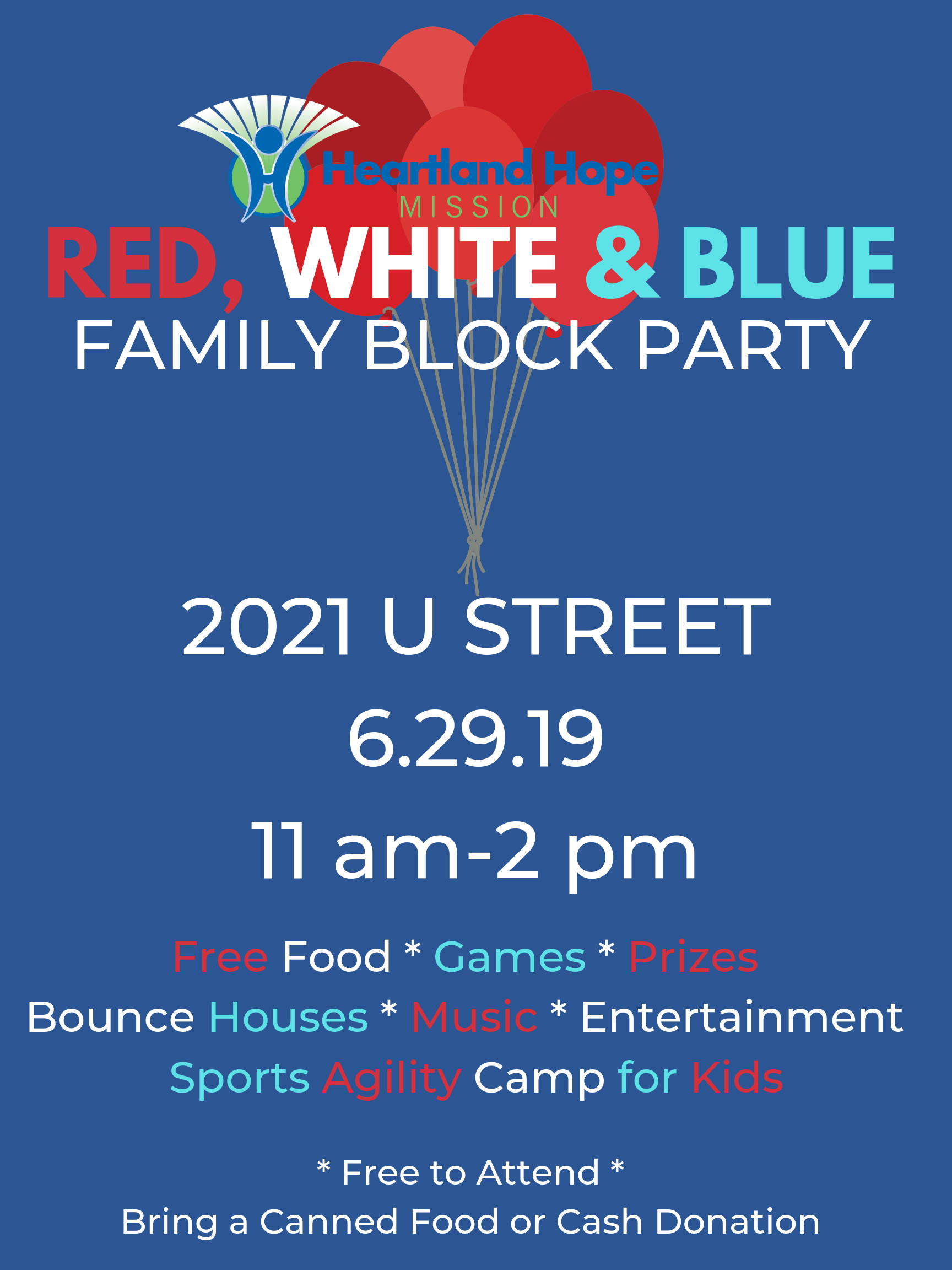 Red, White and Blue Block Party