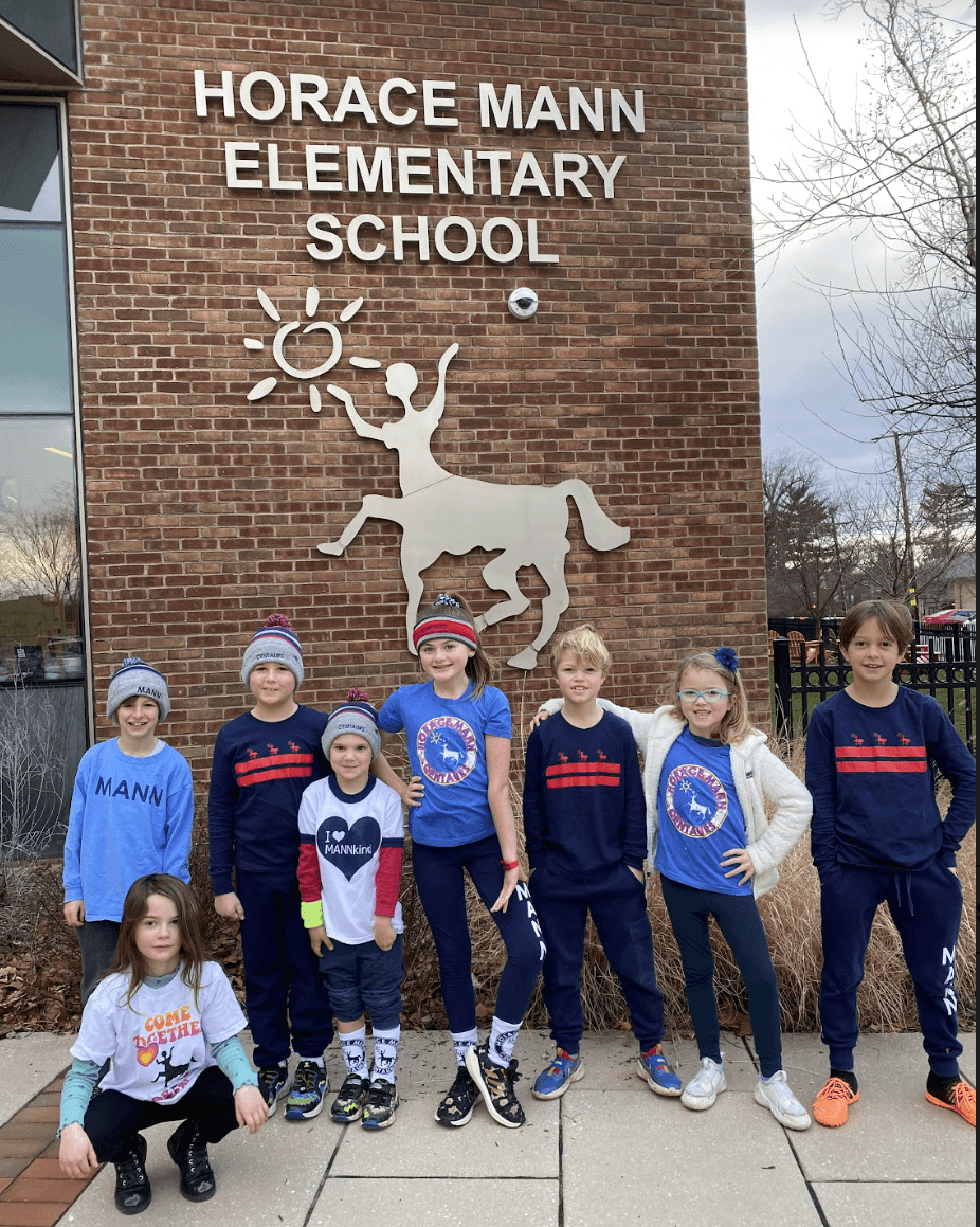 Students at Horace Mann Elementary school