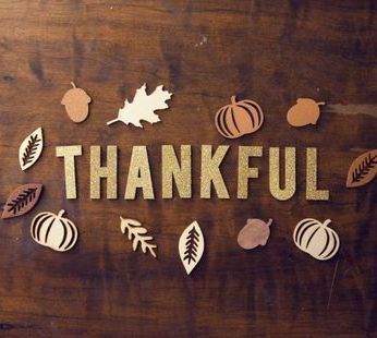 Being THANKFUL in all things and for all things.