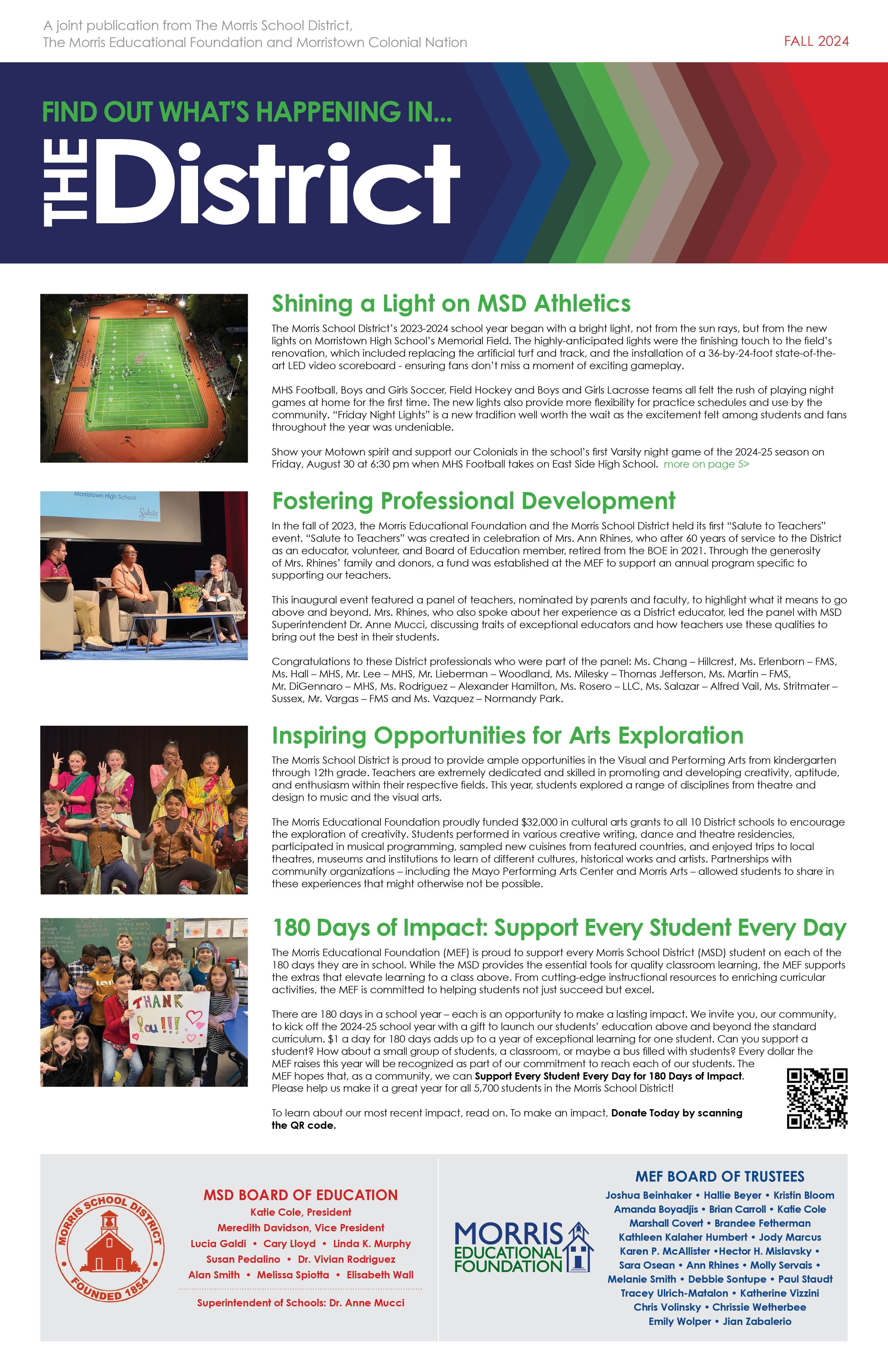 Find Out What's Happening in The District Newsletter Fall 2024 Edition!