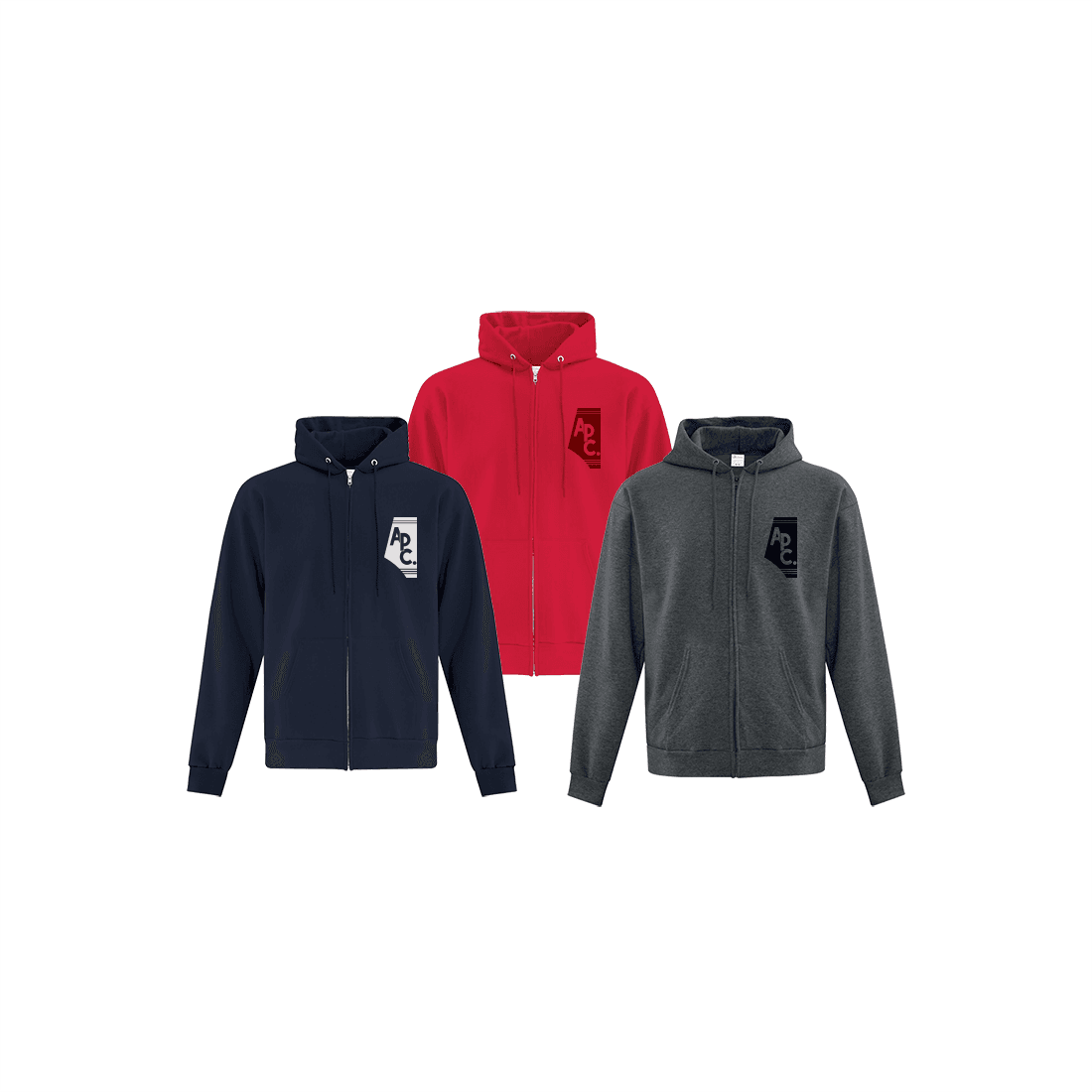 Fleece Full Zip Hooded Sweatshirt