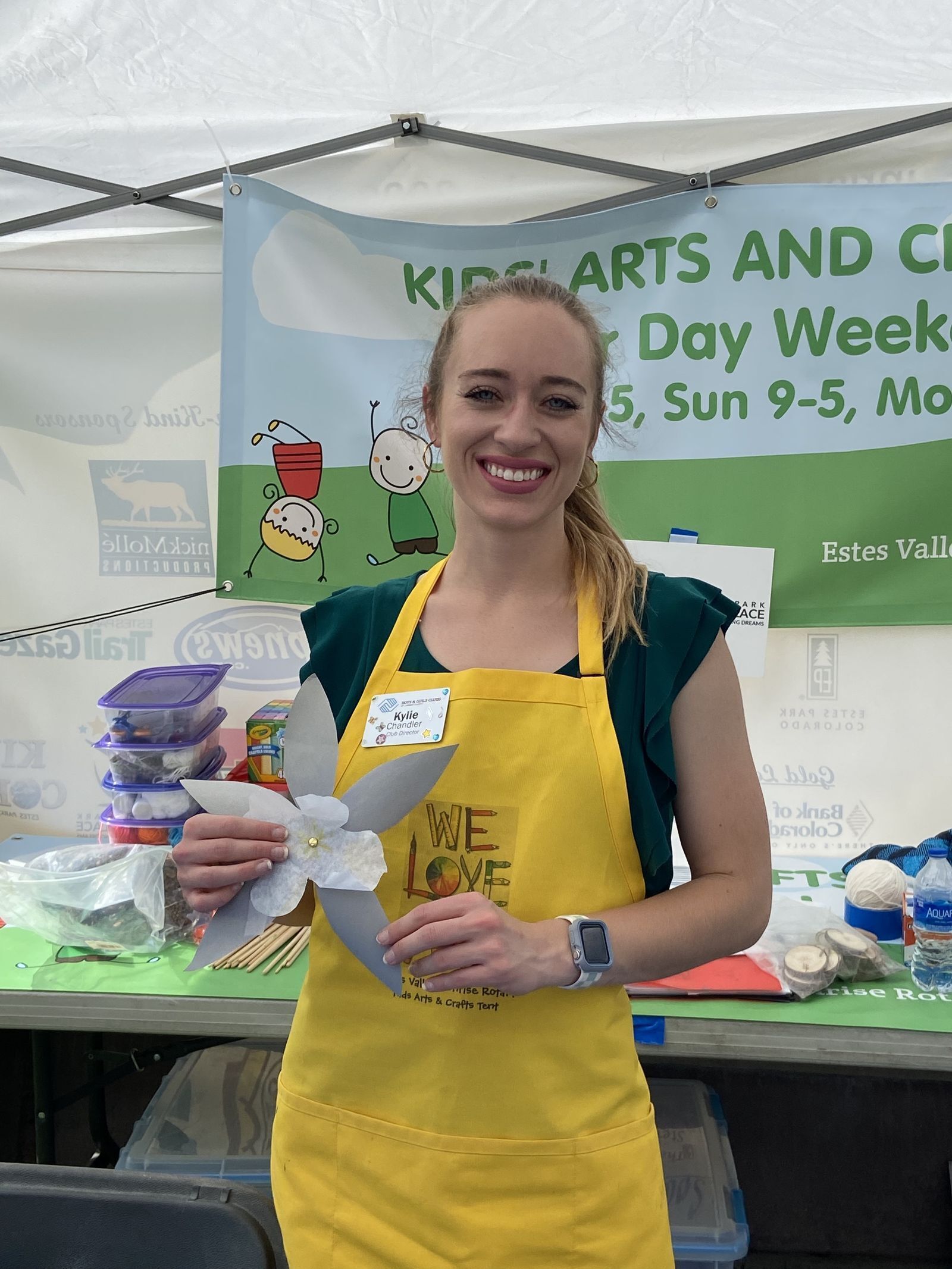 Volunteer Opportunity: Kid's Arts and Crafts Tent - Labor Day Weekend