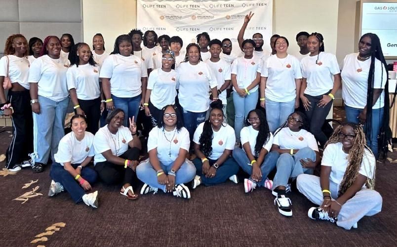 This group from Sacred Heart Parish in Lake Worth Beach attended the Steubenville Youth Conference in Atlanta from July 11-13, 2025. Some of them wrote about life-changing encounters with Jesus and a deepening of their Catholic faith.