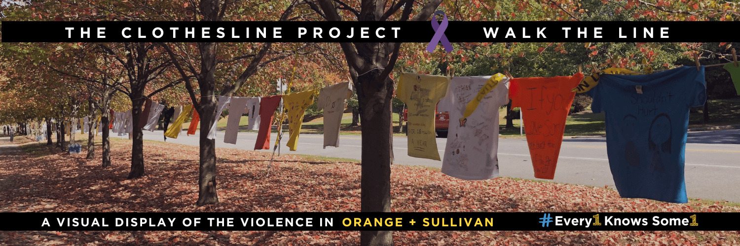 The Clothesline Project – A Visual Display of the Violence in Orange & Sullivan #Every1KnowsSome1