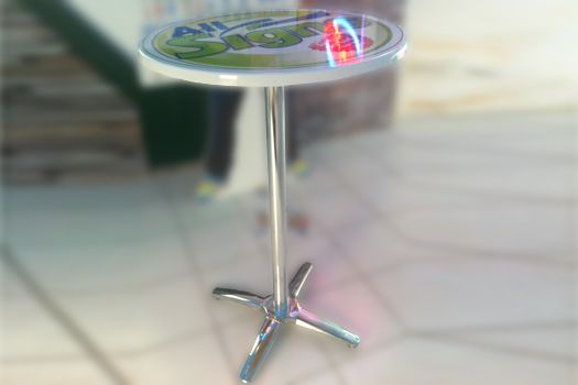 Cocktail Table With Logo