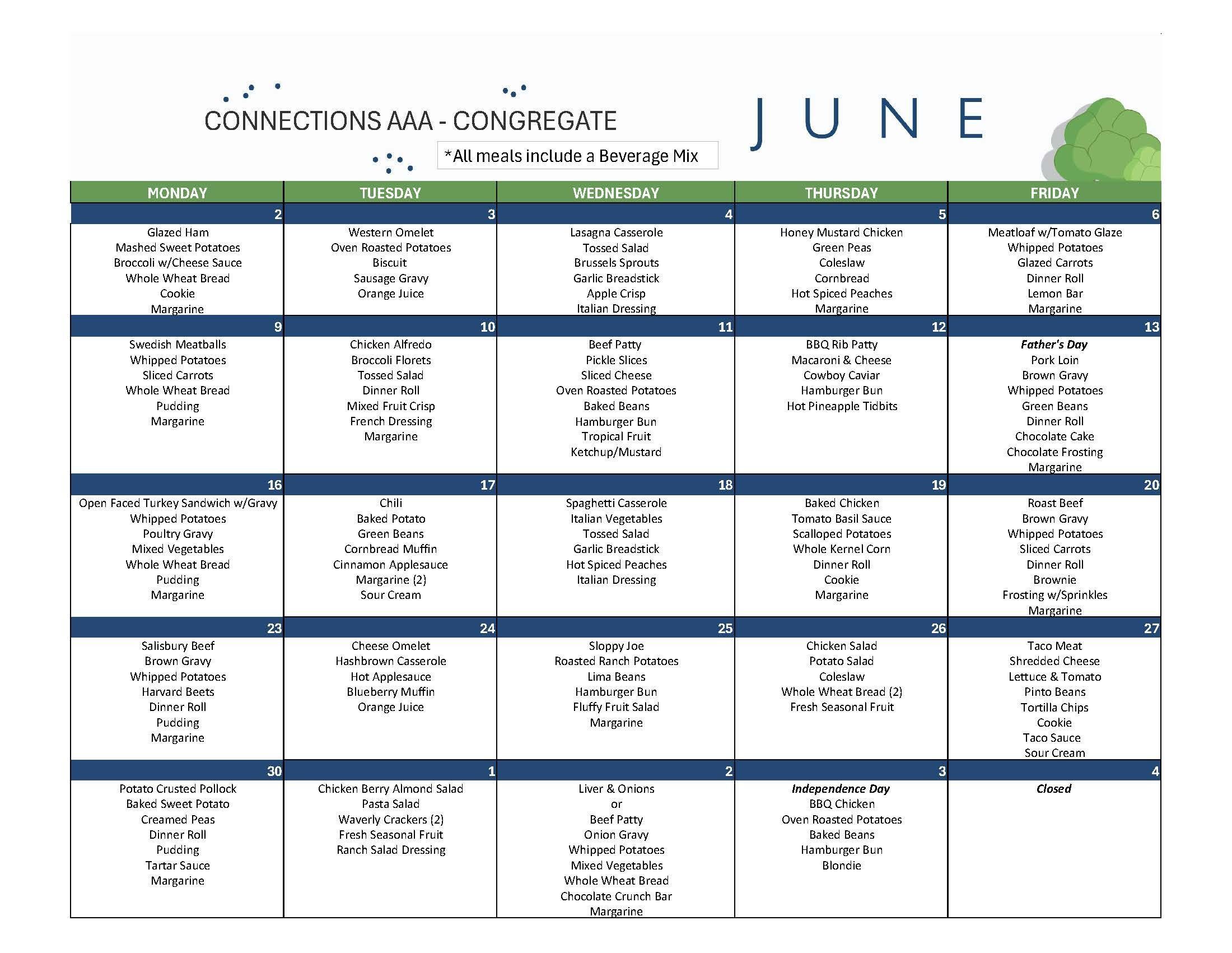 Click here for a printable menu