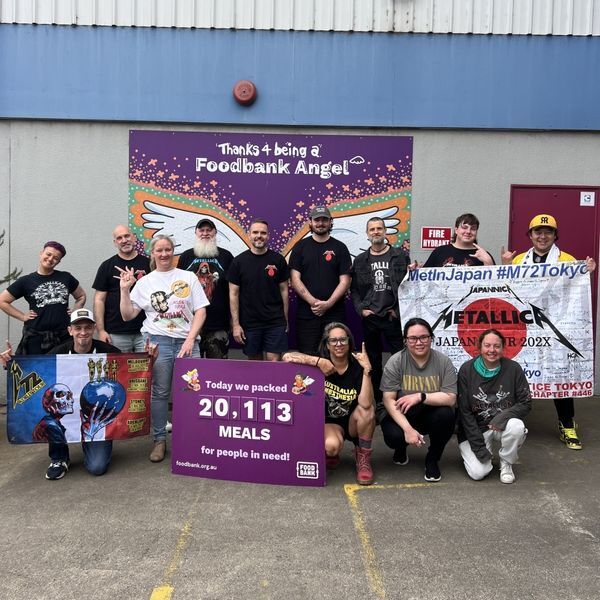 #MetallicaGivesBack to Two Local Orgs in Melbourne