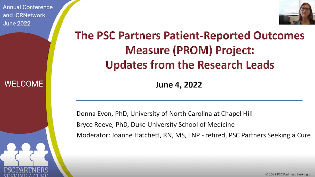 The PSC Partners Patient-Reported Outcomes Measure (PROM) Project: Updates from the Research Leads