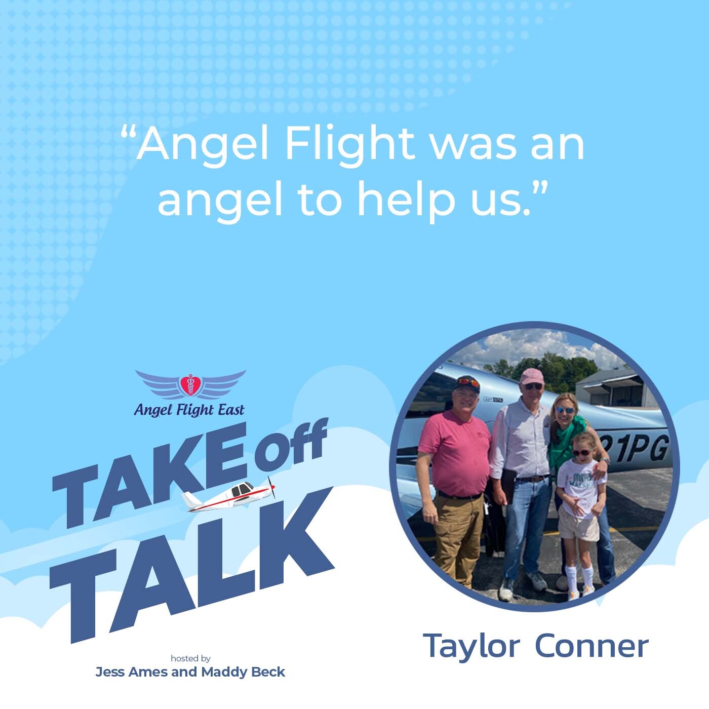 Take Off Talk with Angel Flight East | Taylor Conner | Angel Flight Experience