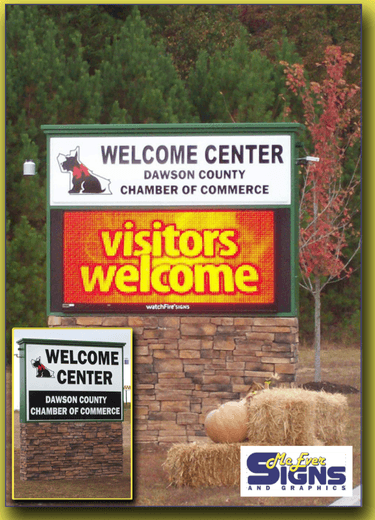 Dawson Chamber LED display
