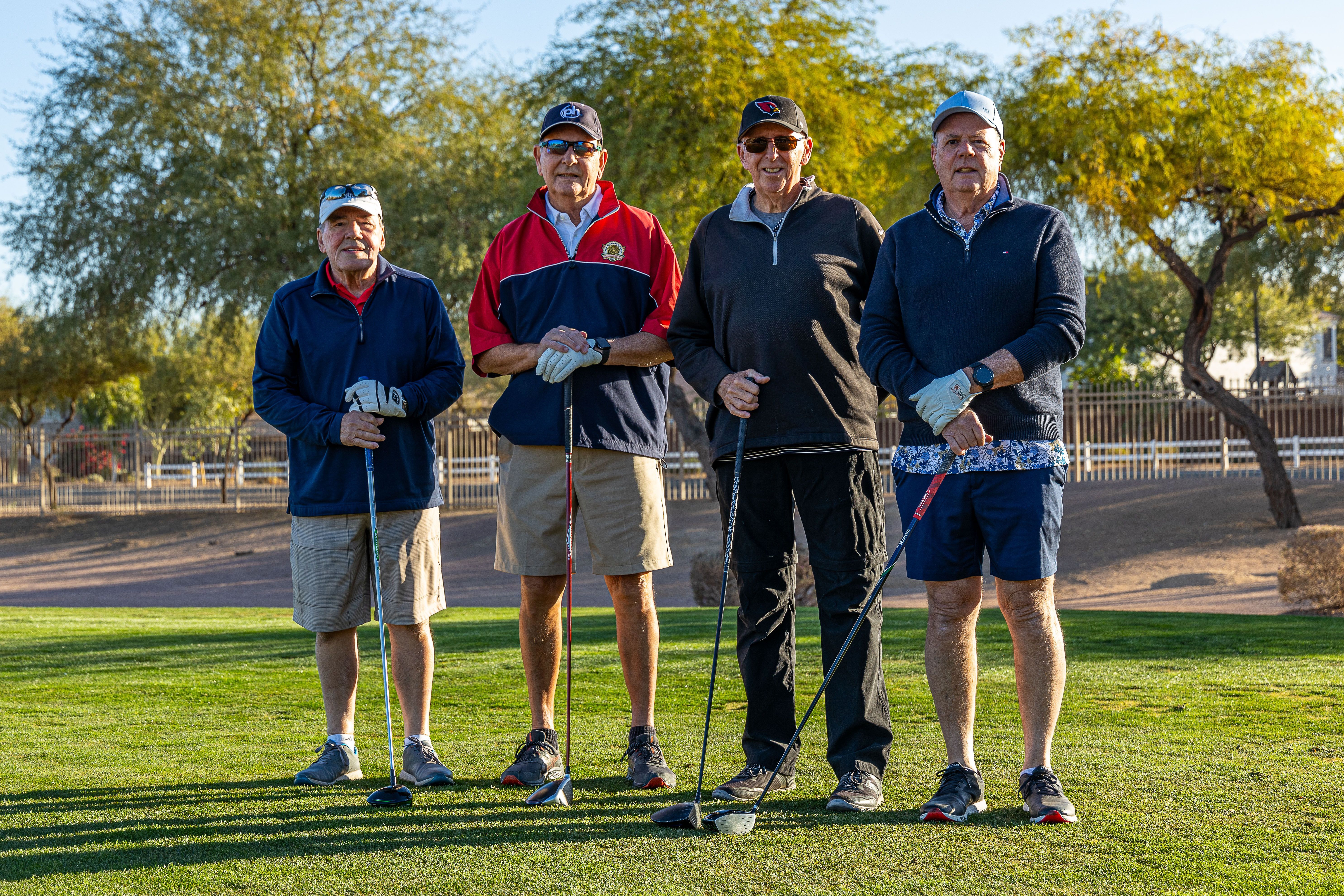 Picture of golfers.