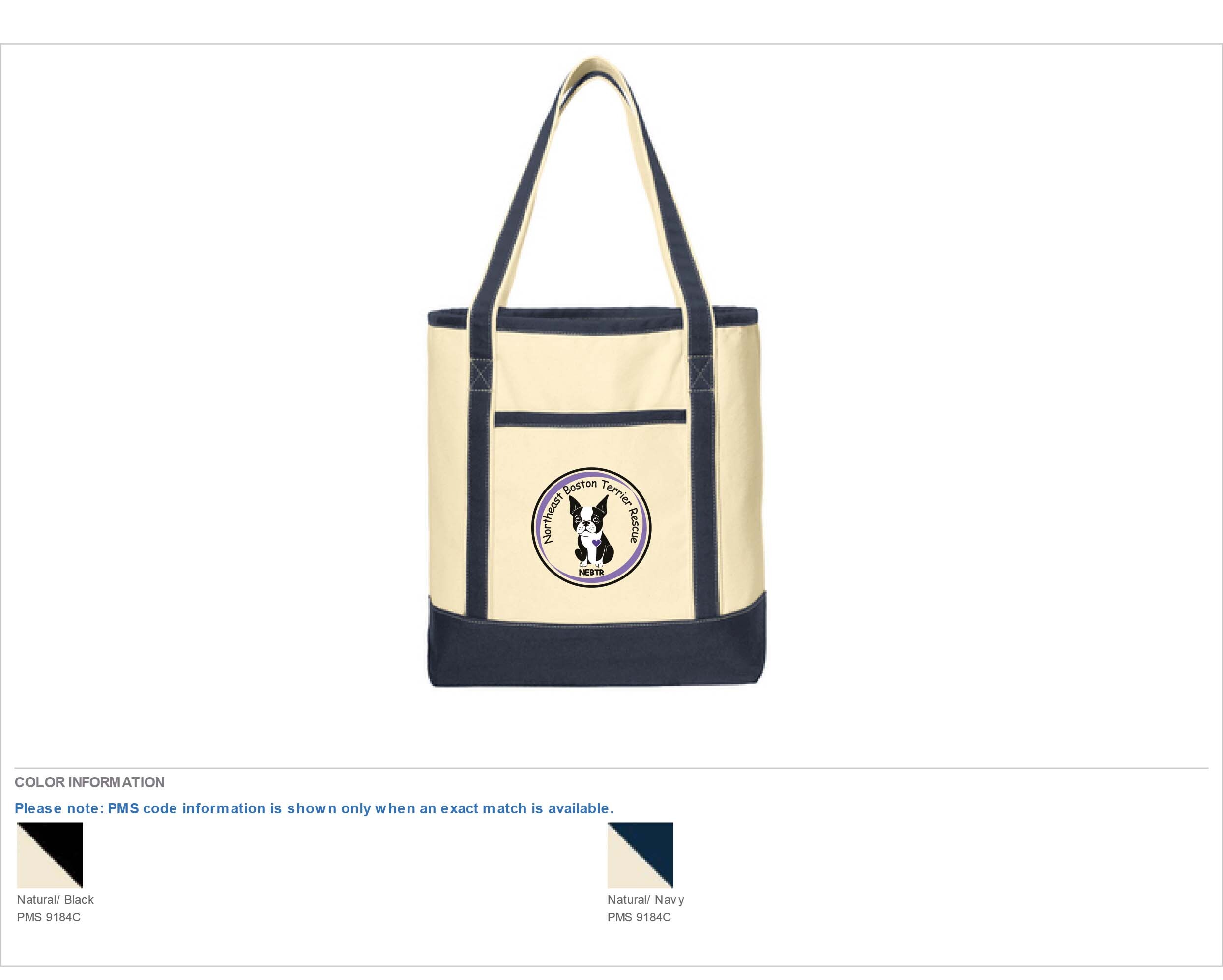 Large Cotton Canvas Tote