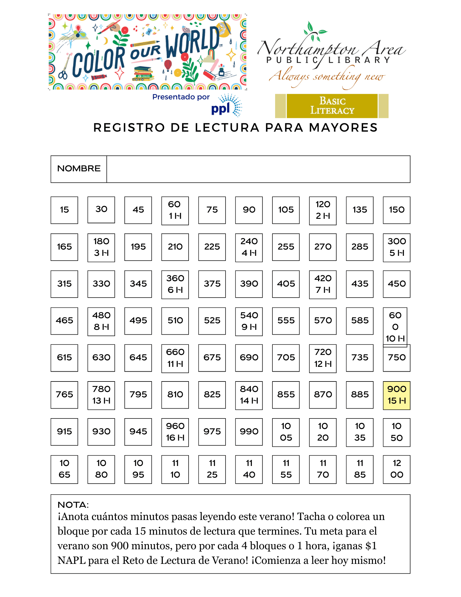 Registro de Participación