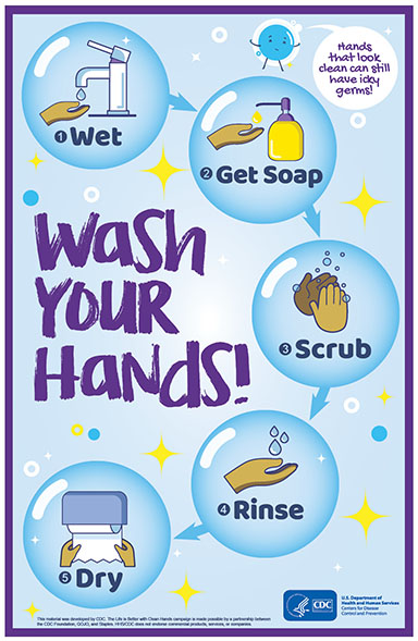 08 - Wash Your Hands Poster