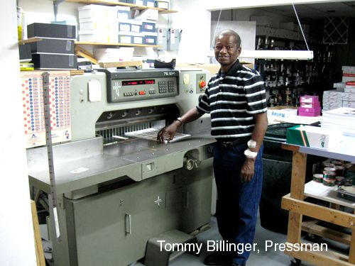 Tommy Billinger, Pressman