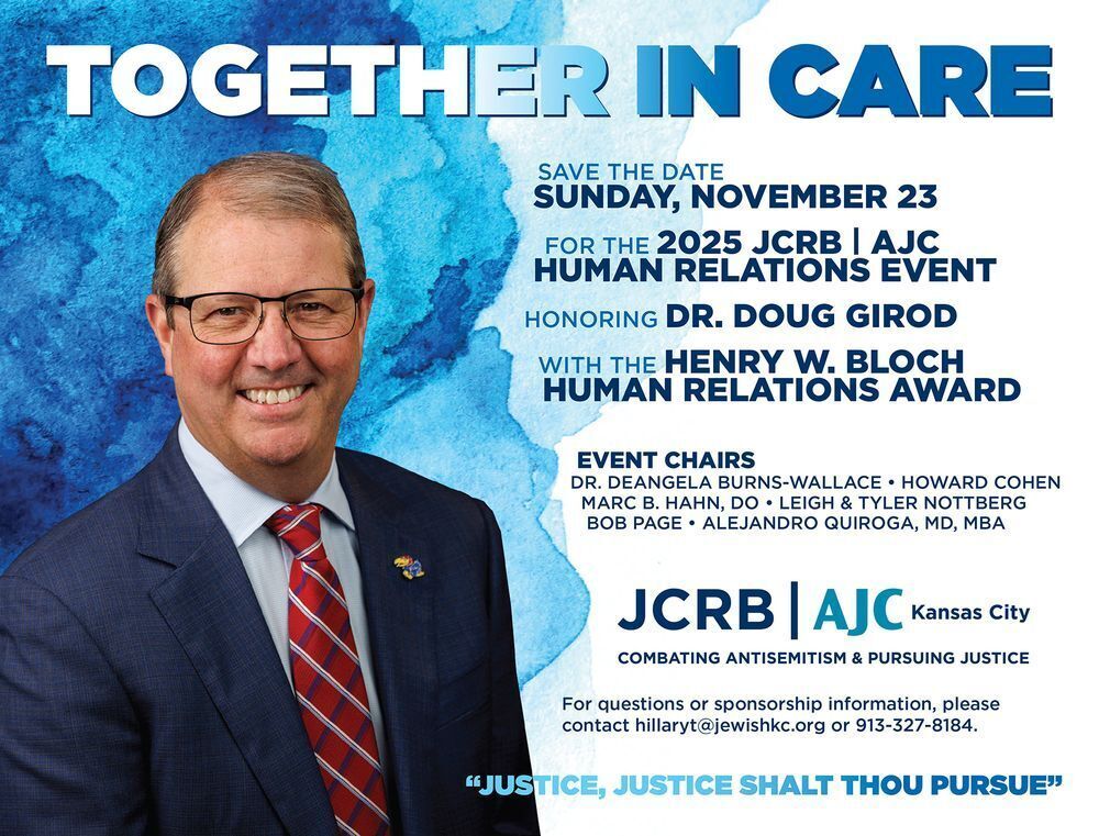 Headshot of Dr. Doug Girod with information about JCRB|AJC's 2025 Human Relations Event